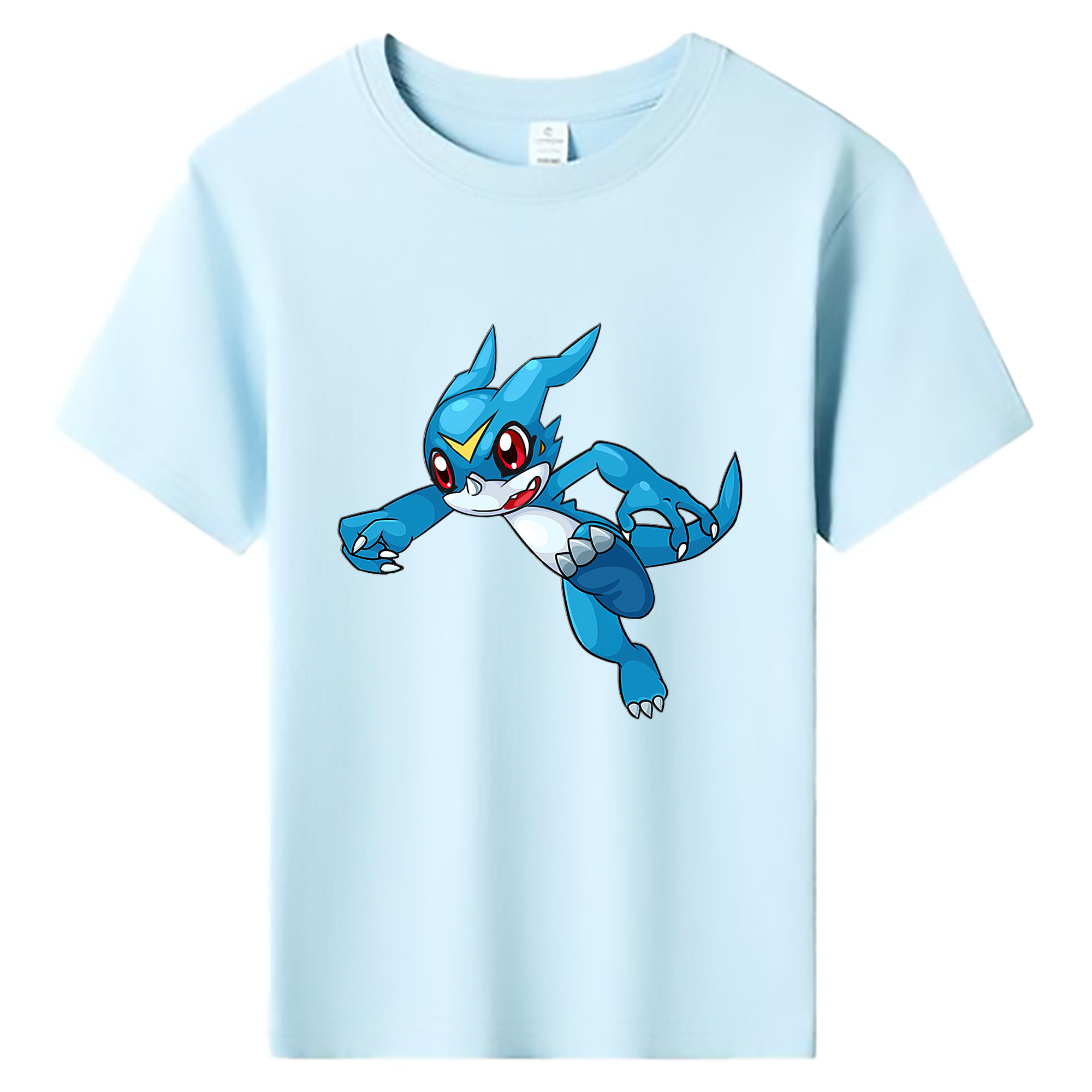（画像用） Digimon デジタルモンスター/デジモン 綿100％キッズTシャツ（フロントプリント）